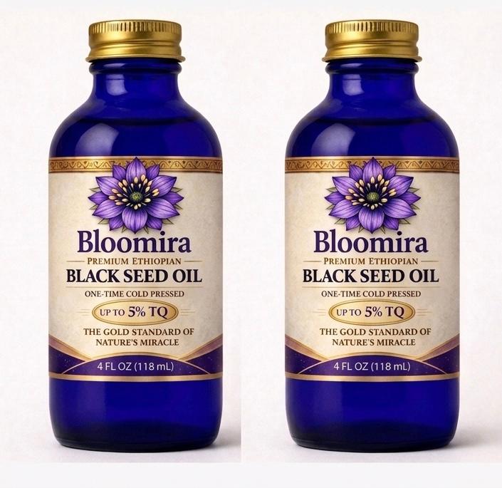 100% Premium Ethiopian Black Seed Oil - Twin Pack